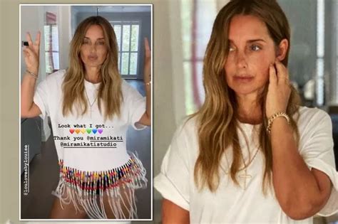 Louise Redknapp Flashes Skimpy Bikini As She Lets Playsuit Fall Open