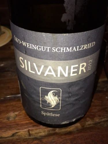 Schmalzried Silvaner Sp Tlese Vivino Us