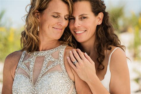 Same Sex Beach Wedding Nautical Softball Theme Black White And Raw Photography