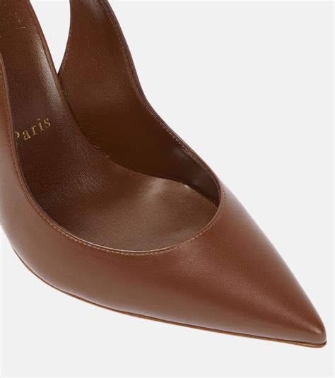 Nudes Hot Chick Leather Pumps In Brown Christian Louboutin Mytheresa
