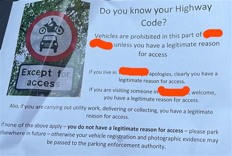 I Received A Very British Fuck Off And Don T Park Here Note Today R CasualUK