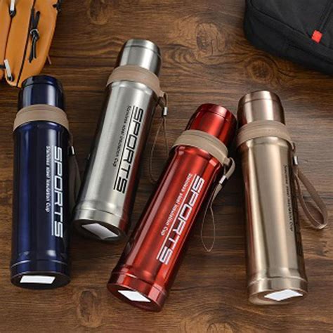 Sports Vacuum Flask Water Bottle Ml Stainless Steel Hot And Cold Thermos Daraz Pk