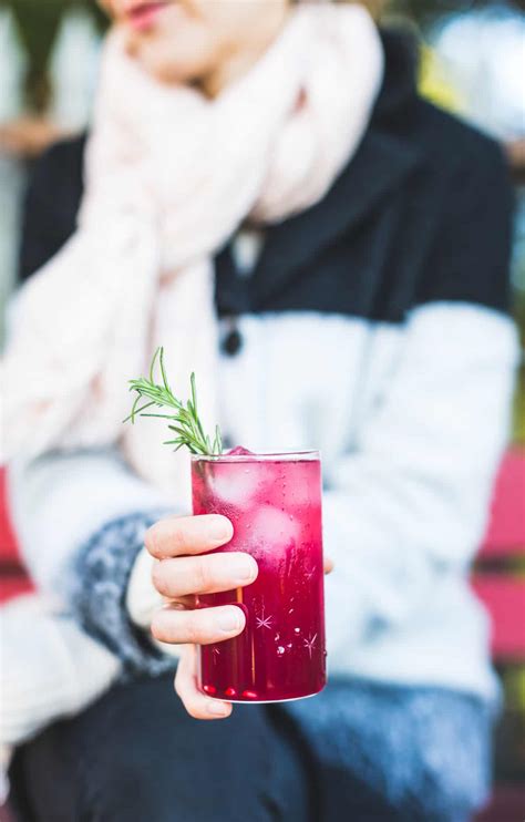 Rosemary Pomegranate And Grilled Meyer Lemon Vodka Sparklers • The Bojon Gourmet