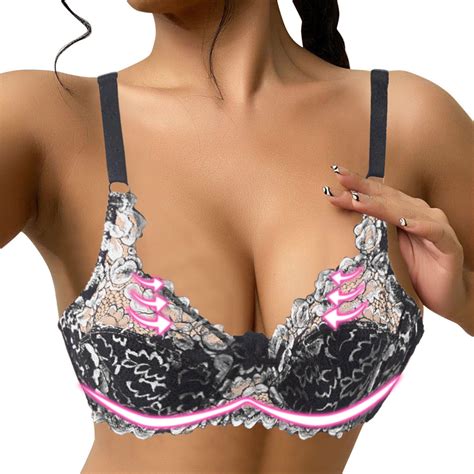Dondpo Plus Size Lingerie Bras For Women Women Sexy Lace Bra Thorn Plus Size Underwear Bra