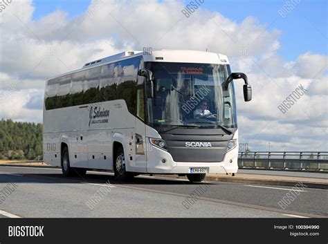 White Scania Touring Image And Photo Free Trial Bigstock