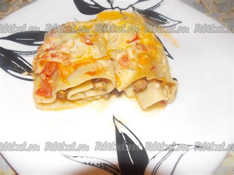 Рулеты из листов лазаньи с лисичками: 17 фото в рецепте