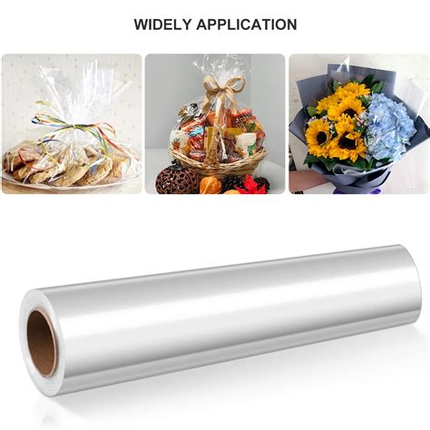 Clear Cellophane Wrap Roll 2 5 Mil Thick Cellophane Roll For Baskets