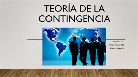 Teoria De La Contingencia Ppt