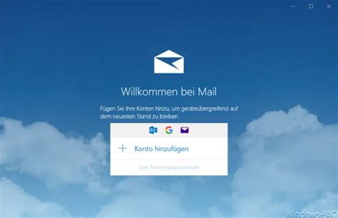 Freemail Web De Konto Mit Outlook Windows Faq