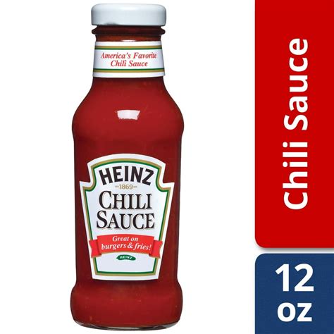 Heinz Chili Sauce, 12 oz Bottle - Walmart.com - Walmart.com