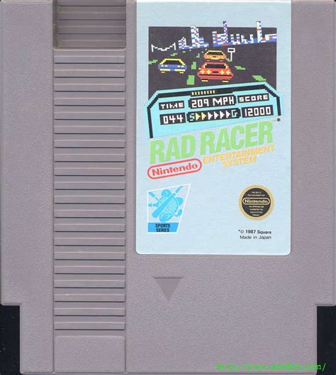 Rad Racer For Nes The Nes Files