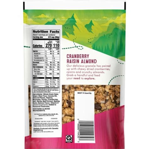 Nature Valley Fruit Nut Cranberry Raisin Almond Granola 11 Oz