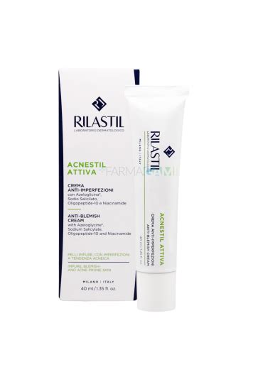 Rilastil Acnestil Attiva Crema Anti-imperfezioni Pelle Acneica 40 ml