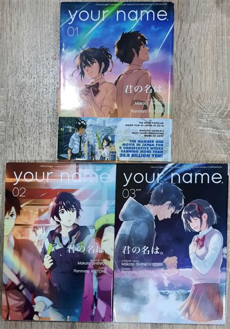 Your Name Manga Series Books N Bobs
