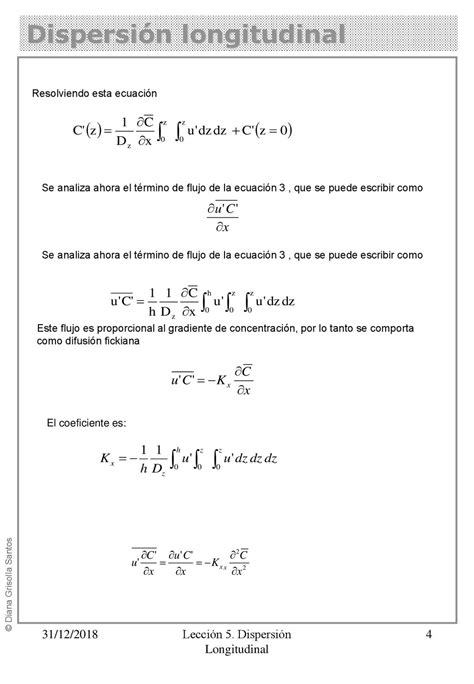 Lecci N Dispersi N Longitudinal Ppt Descargar