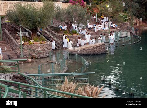 Yardenit Sito Del Battesimo Nel Fiume Giordano Israele Foto Stock Alamy