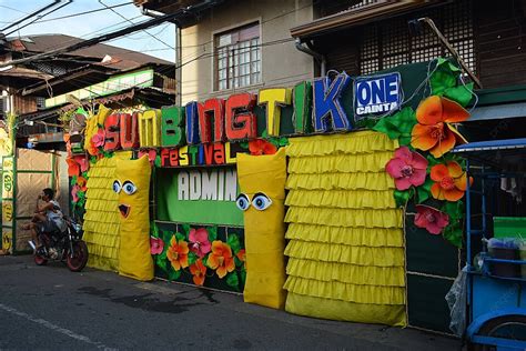 Sumbingtik Festival Decorated House Facade In Cainta Rizal Philippines