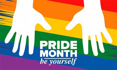 Mes del orgullo lgbt en junio lesbianas gay bisexual transgénero lgbt bandera del arco iris