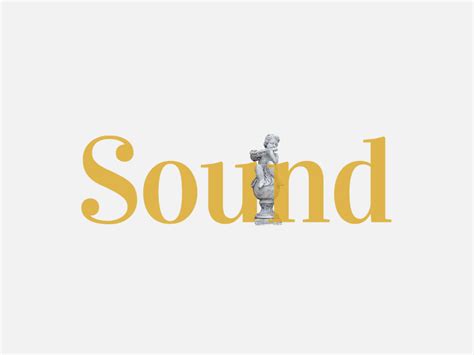 Sound Typography By Emyself Design On Dribbble