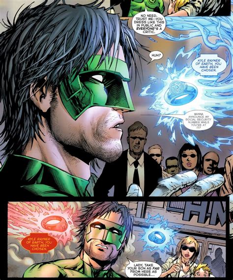 Kyle Rayner Is Chosen By All Rings In Kyle Rayner Green