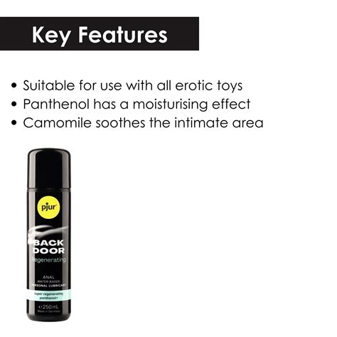 Buy Pjur Back Door Water Based Anal Glide Ml Online
