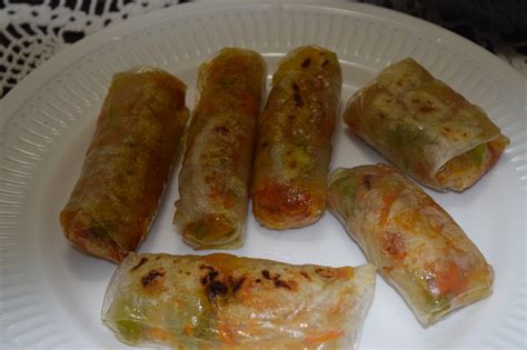 Baked Rice Paper Spring Rolls The Smoky Kitchen