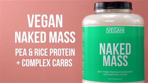 Naked Vegan Mass Natural Vegan Weight Gainer Protein Powder Olyabrand