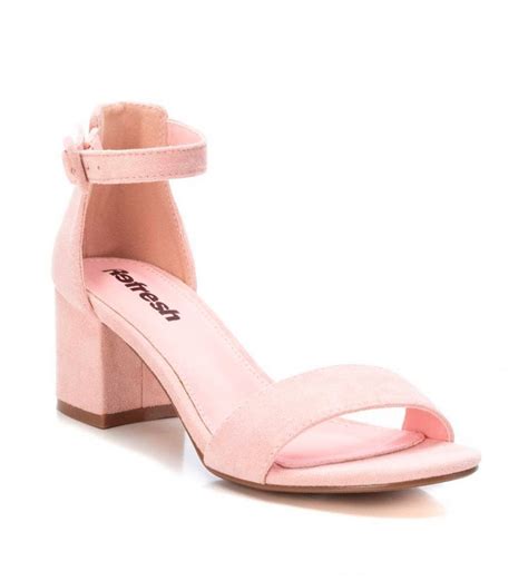 Refresh Sandalias de Piel nude Altura tacón cm Tienda Esdemarca calzado moda y