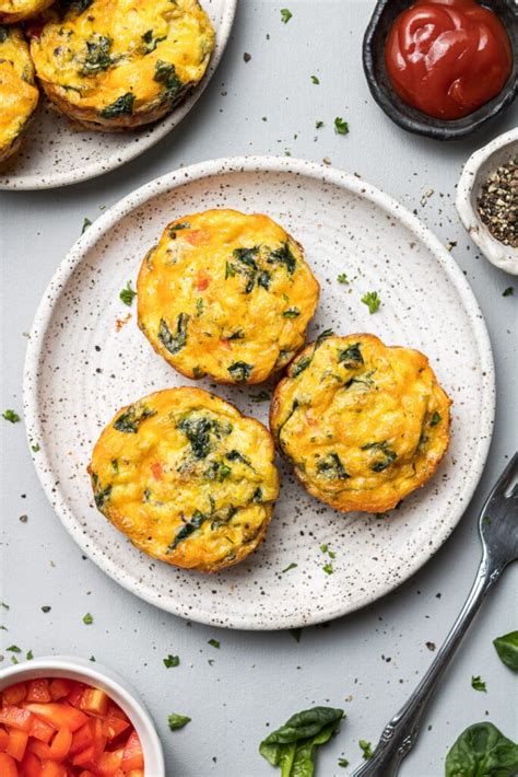 Egg Muffin Cups With Spinach The Clean Eating Couple