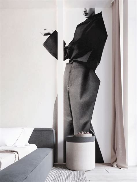 black white beige apartment   fashionista eclectic interior