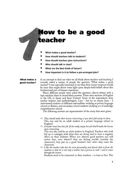 how to become a good teacher