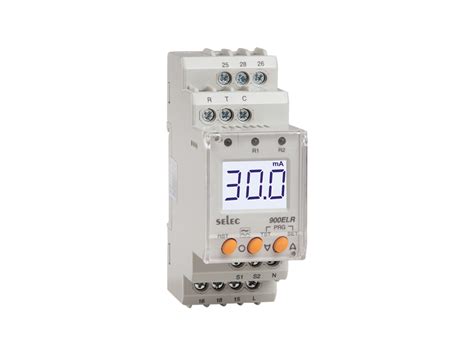 900elr Digital Earth Leakage Relay Din Rail