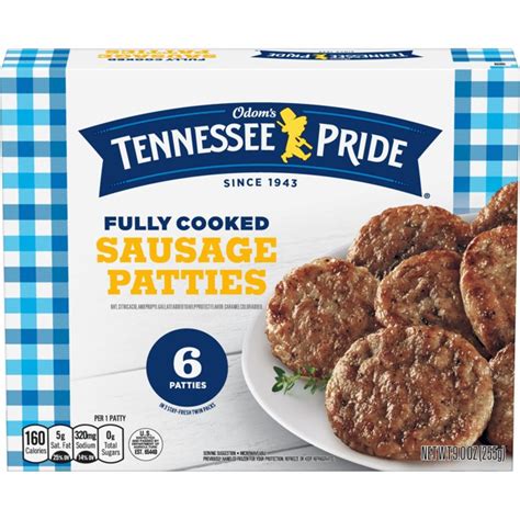 Odom'S Tennessee Pride FULLY COOKED SAUSAGE PATTIES - 1Source