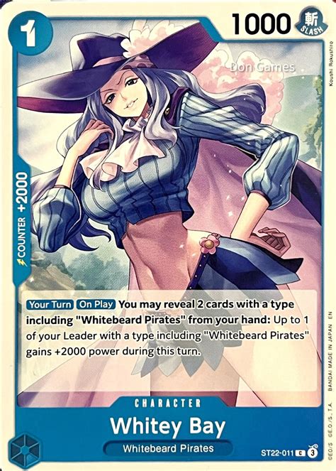 ST22-011 Whitey Bay Character Card – Don Games