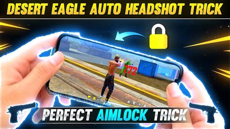 Perfect Aim Lock Trick 🎯🔒 Desert Eagle Auto Headshot Trick Desert