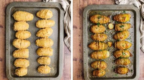 Mini Hasselback Potatoes Recipe Dinner Then Dessert