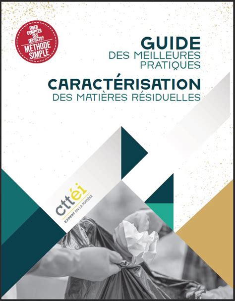 Nouveau Guide De Caract Risation De Mati Res R Siduelles Ctt I