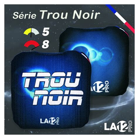 Sacs De Cornhole TROU NOIR Lot De 4 LA12 Jeux