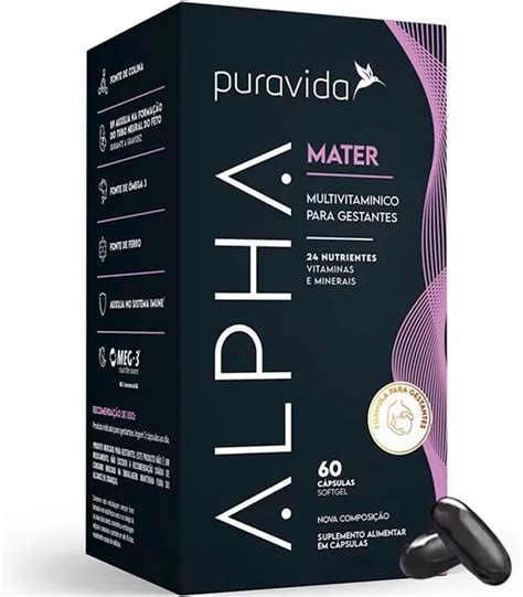 Alpha Mater Multinutrientes para Gestantes 60 Cápsulas Softgel