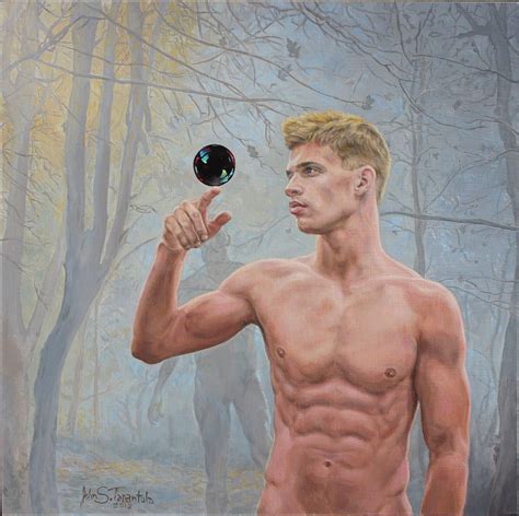John Tarantola Wood Nymph By John Tarantola Nude Oil Portrait Painting For Sale At