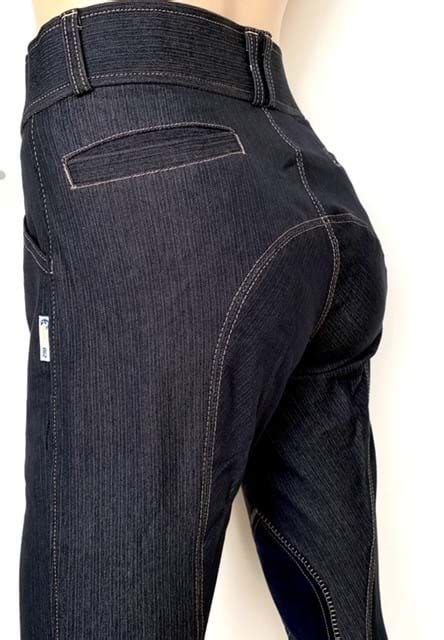 High Waist Denim Jodhpurshorsebizladies Plus Size Denim Jodhpurs