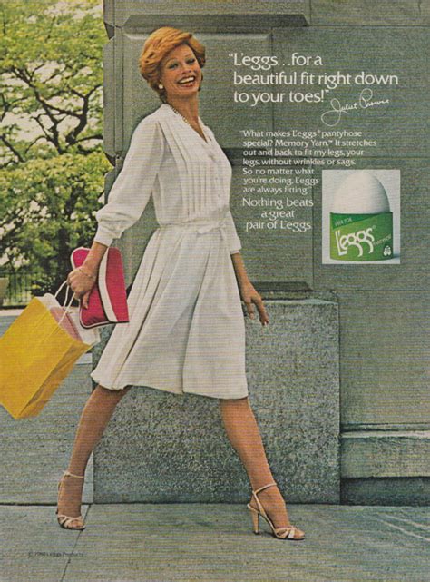 Juliet Prowse For Leggs Pantyhose Beautiful Fit Right Down To Your