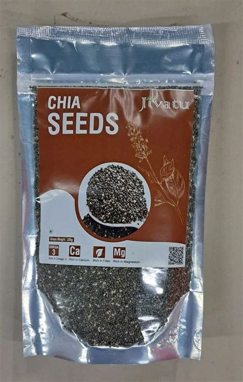 Black Natural 200g Jivatu Chia Seeds For Human Consumption At Rs 250