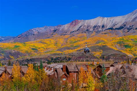 Gondola Telluride Mountain Village Telluride Colorado Usa Blaine