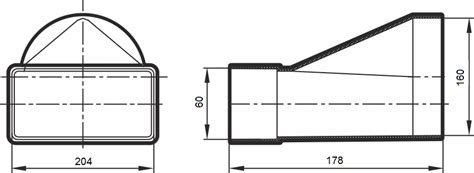 Переход прямой ERA 620СП16КП 204х60 d160 - купить в Москве