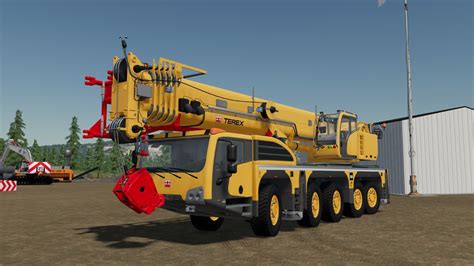 LIVE TESTING NEW BIG TEREX CRANE FARMING SIMULATOR 22 MODS YouTube