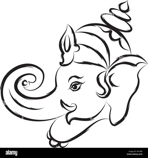 Discover more than 97 ganpati drawing face latest - nanoginkgobiloba.vn