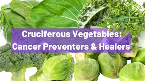 Cruciferous Vegetables Are Cancer Preventers And Healers Breast