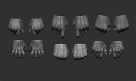 Set Of Naked Hands Naked Hands For Mcfarlane Figures D Model D Printable Cgtrader