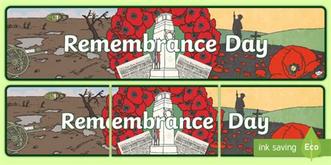 Remembrance Day Banner Remembrance Sunday 2019 Resources